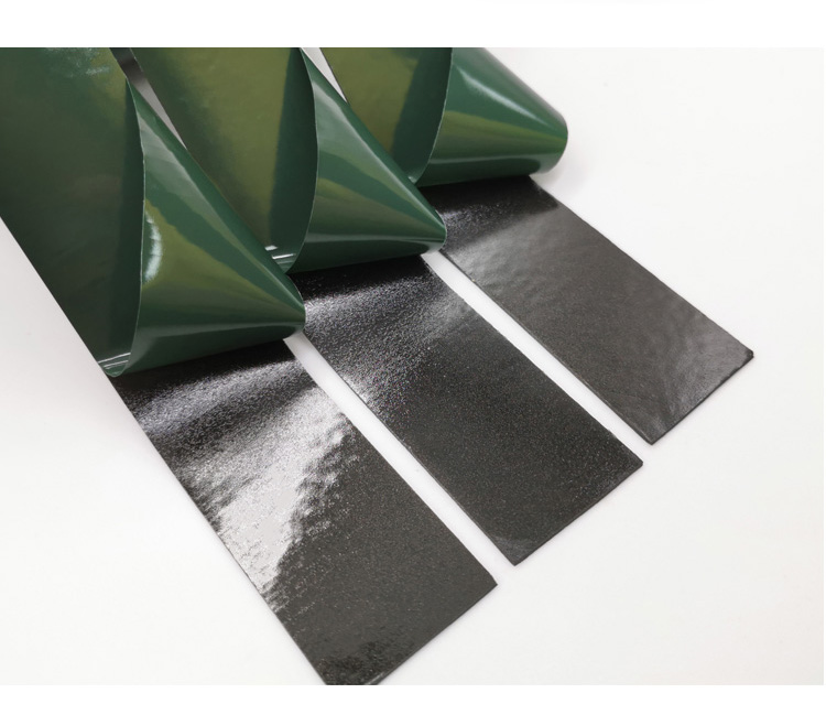 PE泡棉雙面膠帶綠膜黑色泡沫汽車銘牌隔音防震防水耐高溫