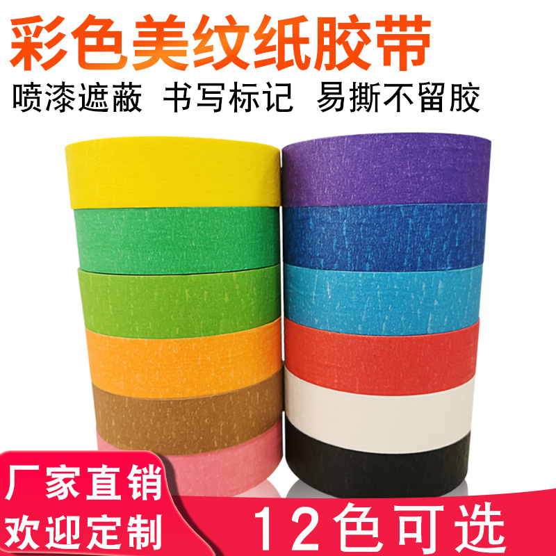 彩色美紋紙膠帶是汽車噴漆專用的必備用品嗎？
